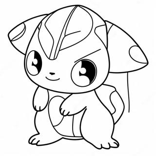 Starter-Pokémon Ausmalbild | Starter-Pokémon Ausmalbild