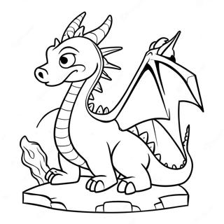 Drachenstadt Ausmalbild | Drachenstadt Ausmalbild