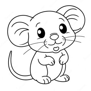 Niedliche Maus Ausmalbild | Niedliche Maus Ausmalbild