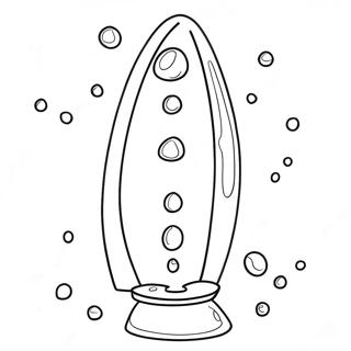Lava Lampe Ausmalbild | Lavalampe Ausmalbild