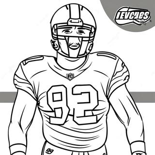 Travis Kelce Ausmalbild | Travis Kelce Ausmalbild
