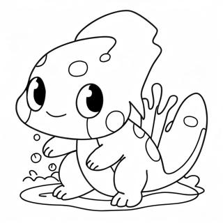 Wasser-Pokémon Ausmalbild | Wasser Pokemon Ausmalbild