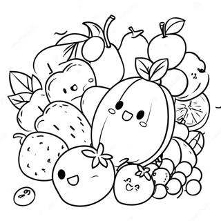 Episches Blox Fruits Abenteuer Ausmalbild | Blox Früchte Ausmalbild