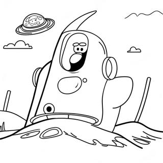 Futurama Ausmalbild | Futurama Ausmalbild