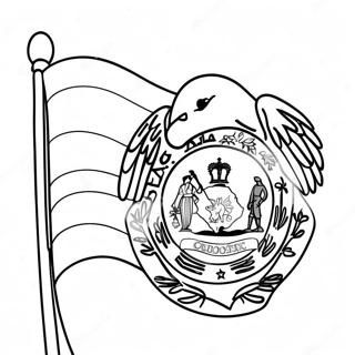 Staatsflaggen Ausmalbild | Staatsflaggen Ausmalbild