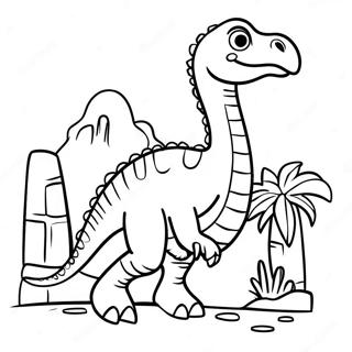 Therizinosaurus Ausmalbild | Therizinosaurus Ausmalbild