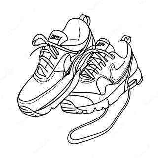 Air Max Sneakers Ausmalbild | Air Max Ausmalbild