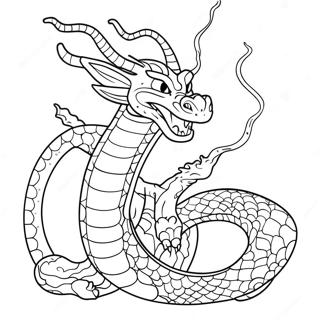 Shenron Drache Ausmalbild | Shenron Ausmalbild