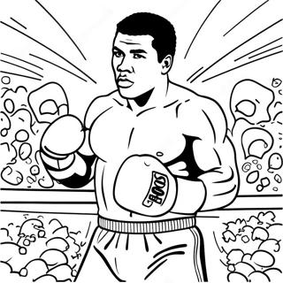 Muhammad Ali Ausmalbild | Muhammad Ali Ausmalbild