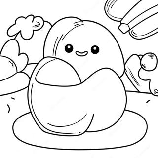 Mochi Ausmalbild | Mochi Ausmalbild