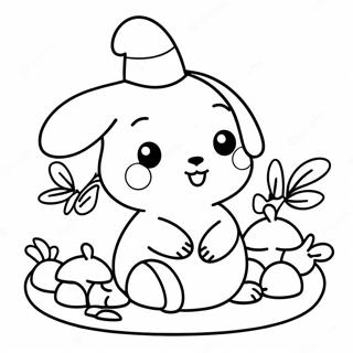 Pompompurin Ausmalbild | Pompompurin Ausmalbild