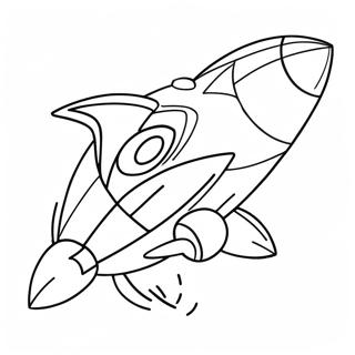 Raketen-Power Ausmalbild | Raketen-Power Ausmalbild