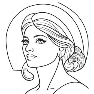 Ausmalbild zur Stärkung von Frauen | Frauen Ausmalbild