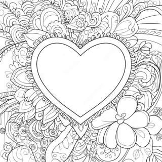 Valentinstag Herz Ausmalbild | Valentinstag Herz Ausmalbild