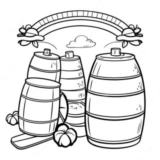 Bourbon-Destillerie Ausmalbild | Kentucky Ausmalbild