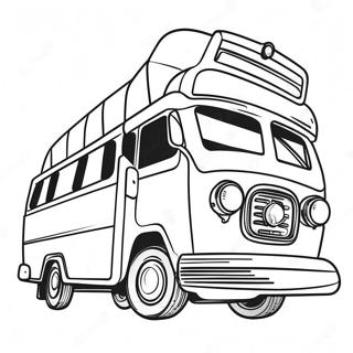 Bunter Jeepney auf den Philippinen Ausmalbild | Philippinen Ausmalbild