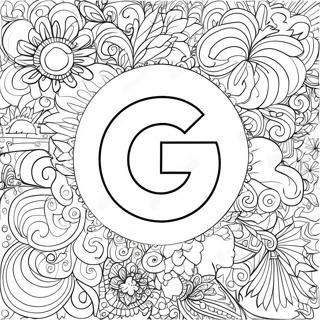 Google Logo Ausmalbild | Wie von Google Ausmalbild