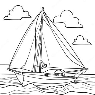 Segelboot Ausmalbild | Segelboot Ausmalbild