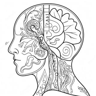 Ausmalbild Psychologie | Psychologie Ausmalbild