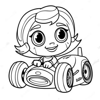 Vanellope von Schweetz Renn-Ausmalbild | Ralph reichts Ausmalbild