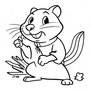 Splinter in Aktion Ausmalbild | Splitter Ausmalbild