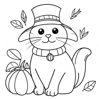 Dankeschön Katze Ausmalbild | Danke Katze Ausmalbild
