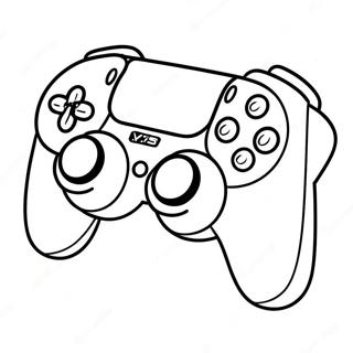 PS5 Controller Ausmalbild | PS5 Controller Ausmalbild
