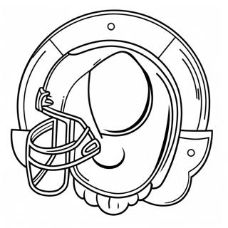 Colts Teamlogo Ausmalbild | Pferde Ausmalbild
