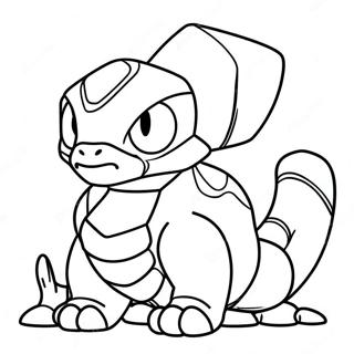 Glänzender Onix Ausmalbild | Onix Ausmalbild