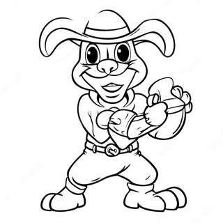Notre Dame Fighting Irish Maskottchen Ausmalbild | Notre Dame Ausmalbild