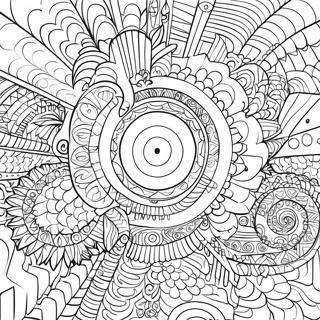 Optische Täuschung Ausmalbild | Optische Täuschung Ausmalbild