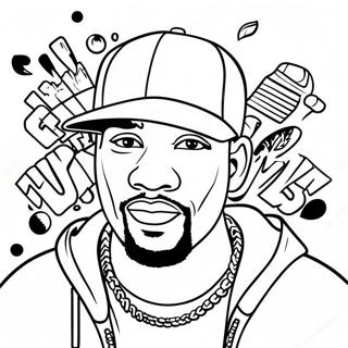 Hip Hop Ausmalbild | Hip Hop Ausmalbild