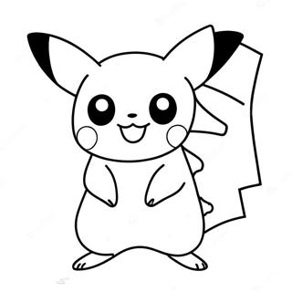 Charmanter Pikachu Pokemon Go Ausmalbild | Pokemon Go Ausmalbild