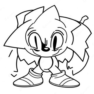Sticks Sonic Ausmalbild | Sticks Sonic Ausmalbild
