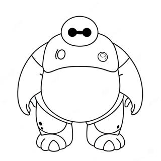 Baymax Ausmalbild | Baymax Ausmalbild