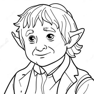 Bilbo Beutlin Abenteuer Ausmalbild | Hobbit Ausmalbild