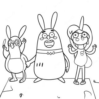 Bob's Burgers Ausmalbild | Bobs Burger Ausmalbild