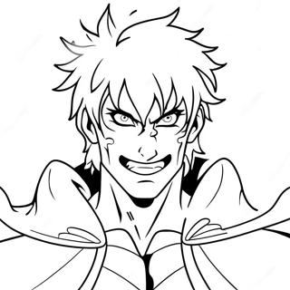Ichigo im Shinigami-Outfit Ausmalbild | Ichigo Ausmalbild