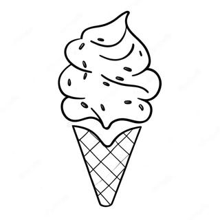 Eistüten Ausmalbild | Eis Ausmalbild