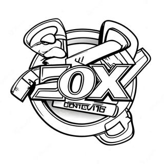 20th Century Fox Logo Ausmalbild | 20th Century Fox Ausmalbild