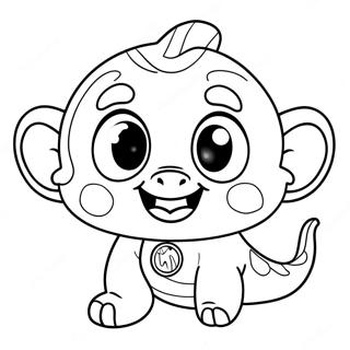 Bubble Guppies Zooli Ausmalbild | Bubble Guppies Zooli Ausmalbild