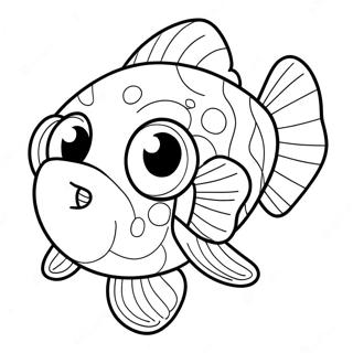 Zooli der bunte Bubble Guppy Ausmalbild | Bubble Guppies Zooli Ausmalbild