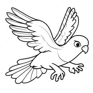 Jet der Falke fliegende Ausmalbild | Jet der Falke Ausmalbild