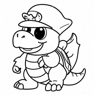 Lemmy Koopa Ausmalbild | Lemmy Koopa Ausmalbild