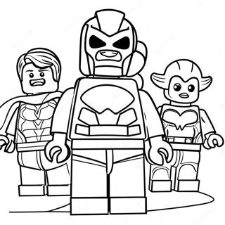 Lego Avengers Ausmalbild | Lego Avengers Ausmalbild
