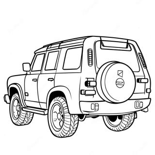 SUV Ausmalbild | SUV Ausmalbild