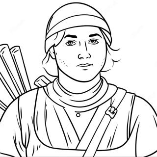 Robin Hood Ausmalbild | Robin Hood Ausmalbild