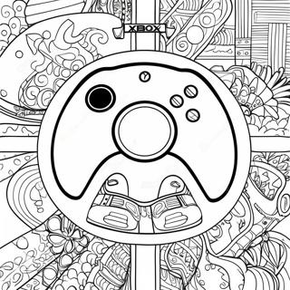 Xbox Logo Ausmalbild | Xbox Ausmalbild