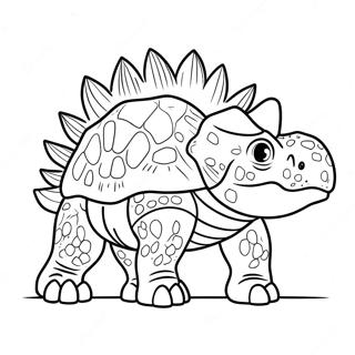 Ankylosaurus Ausmalbild | Ankylosaurus Ausmalbild