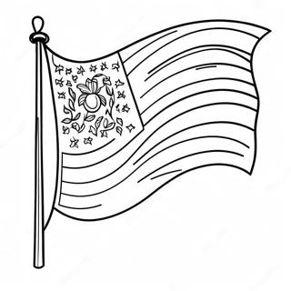 Bunte leere Flaggenvorlage Ausmalbild | Leere Flaggenvorlage Ausmalbild